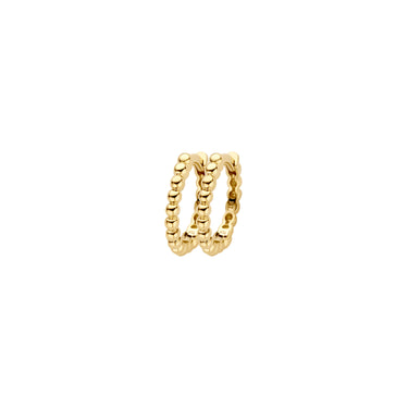 14k Geelgouden Oorringen - Bolletjes Design - 11,7 mm