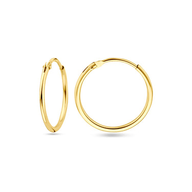 Viral Hoops Oorringen 20 mm x 1,5 mm Goud Verguld Zilver