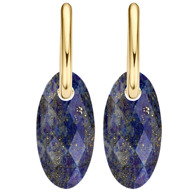 Natuurstenen Oorbelbedels - Lapis Lazuli - 30 mm