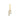 Letter Bedel Zirkonia 7 mm 9k Geelgoud - letter F