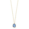 Collier met Blauwe Steen 14k Geelgoud van Swing Jewels