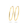 Viral Hoops Oorringen 30 mm x 1,5 mm Goud Verguld Zilver