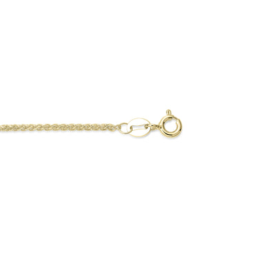 Foxtail Necklace Gold Plated Silver