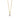 18k Geelgouden Ketting - Ovaal Geslepen Solitair Hanger - 0.50 ct