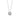 18k Witgouden Ketting - Entourage van Diamant - 0.20 ct