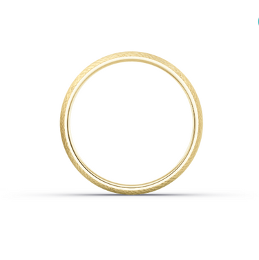 Heren Trouwring Klassiek Geelgoud X-Cross | 4 mm