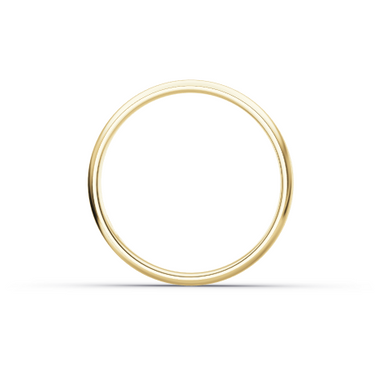 Heren Trouwring Klassiek 3mm Geelgoud