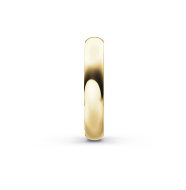 Klassieke Heren Trouwring 4 mm Geelgoud