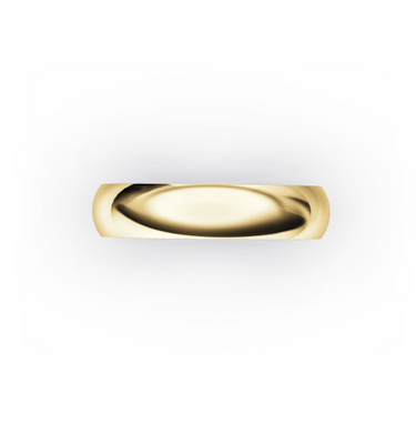 Heren Trouwring Klassiek 5mm Geelgoud