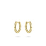 Klassieke Oorringen 2 mm Verguld Zilver (13,5mm)
