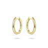 Klassieke Oorringen 2 mm Verguld Zilver (18mm)
