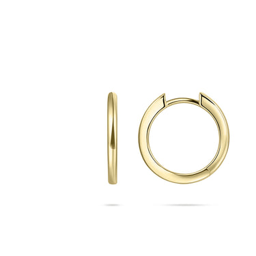Klassieke Oorringen 2 mm Verguld Zilver (18mm)