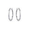 Klassieke Oorringen 2 mm Zilver (22mm)