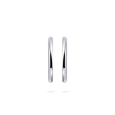 Large Hoops Silver (30mm)