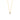 Solitair ketting 0,20ct lab-grown diamant geelgoud