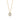 Collier halo 0,32ct lab-grown diamant geelgoud