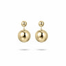 Modern Icons Bolletjes Oorstekers Verguld Zilver