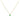 Bezel Collier Groen Verguld Zilver