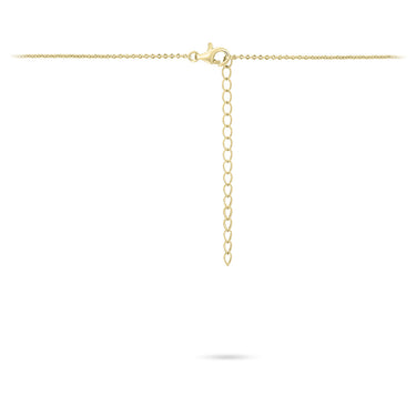 Bezel Collier Groen Verguld Zilver