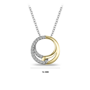 Forever Collier Zirkonia Verguld Zilver