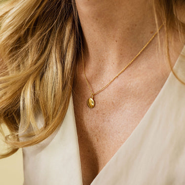 Mini Munt Hanger Graveerbaar Verguld Zilver