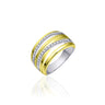 Cocktail Statement Ring Verguld Zilver