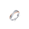 Icon Ring Rosé Verguld Zilver