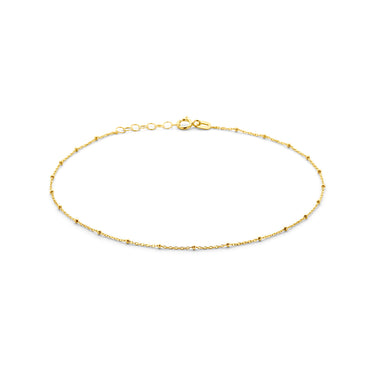 Gouden enkelbandje met bolletjes design, juwelier Amsterdam Rosy Barker