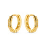 Gouden oorbellen met Bamboo