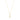 Ketting 14k Goud met Diamant