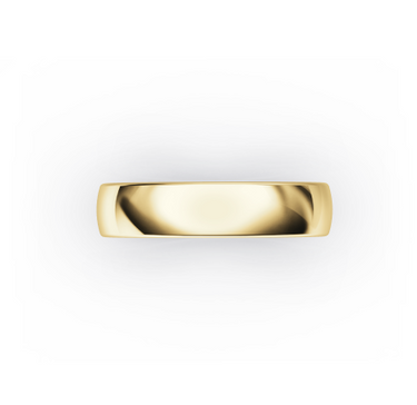 Klassieke Heren Trouwring 5 mm Geelgoud