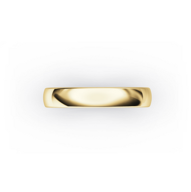 Klassieke Heren Trouwring 4 mm Geelgoud