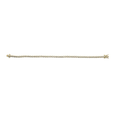 Tiny Bezel Tennisarmband Goud Verguld Zilver