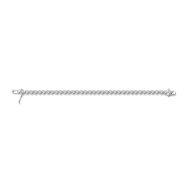Bezel Tennisarmband Zilver
