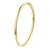 Ovale Scharnier Bangle 4 mm 14k Geelgoud