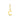 Letter Bedel 6,5 mm 9k Geelgoud - letter C