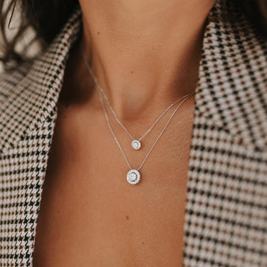 Collier Emma 0,75 crt. geelgoud
