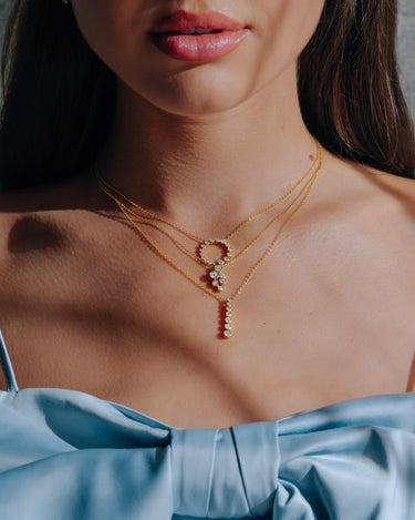 Collier Diamanten 0.50ct 14k Geelgoud