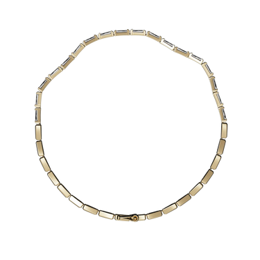 18k Gouden Tennisarmband met Diamant | Taps Baguette | 1.92 ct