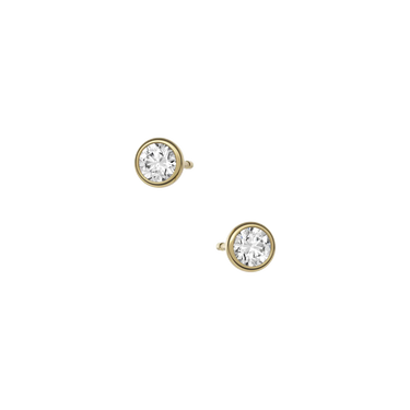 18k Gouden Oorstekers met Diamant | Briljant | 0.65 ct