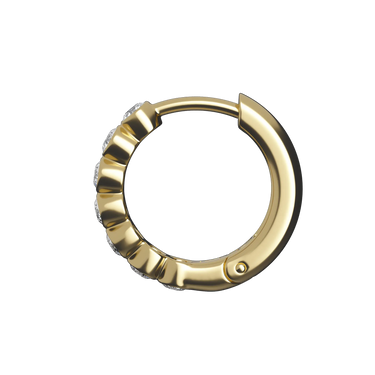 18k Gouden Oorringen met Diamant | Briljant | 0.42 ct