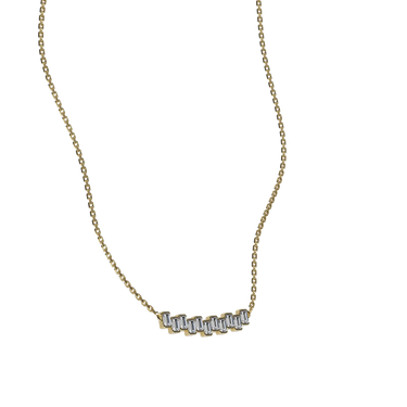 18k Gouden Ketting met Diamant | Emerald | 1.65 ct