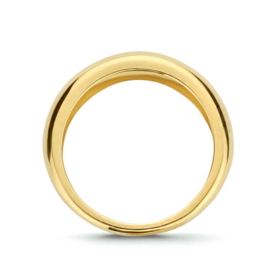 Dome Ring 14k Geelgoud - beeld 3