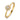 Entourage verlovingsring van 18 karaat geelgoud met 0.20 ct lab-grown diamanten