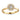 Entourage verlovingsring van 18 karaat geelgoud met 0.50 ct lab-grown diamanten