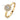 Entourage verlovingsring van 18 karaat geelgoud met 0.50 ct lab-grown diamanten