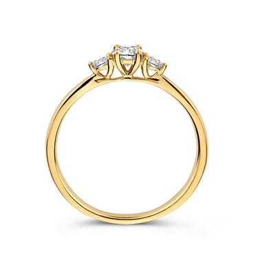 Alix verlovingsring 0.37ct Geelgoud