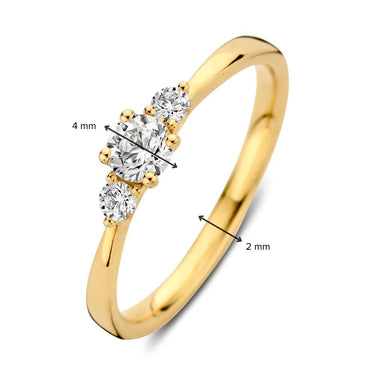 Alix verlovingsring 0.37ct Geelgoud