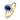 Gouden saffier diamant verlovingsring Diana engagement ring stijl