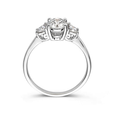 Cato Verlovingsring 1.40ct Witgoud